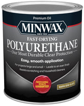 Minwax 63005444 Polyurethane, Semi-Gloss, Liquid, Clear, 1 qt, Can